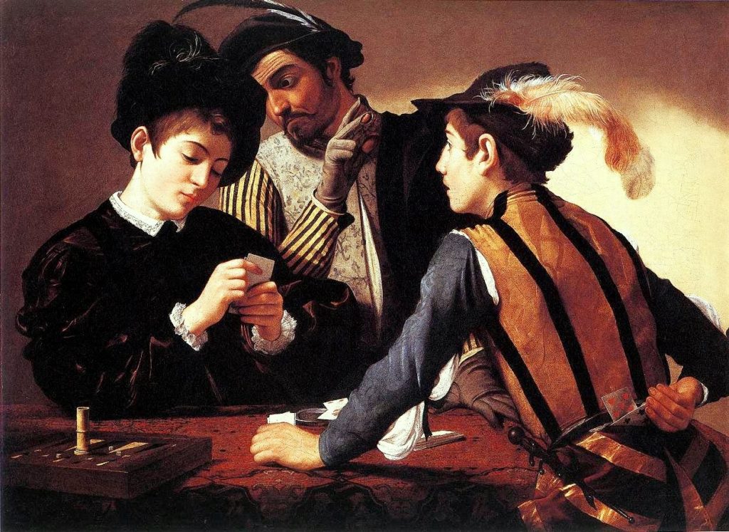 i bari dipinto di Michelangelo Merisi detto il Caravaggio